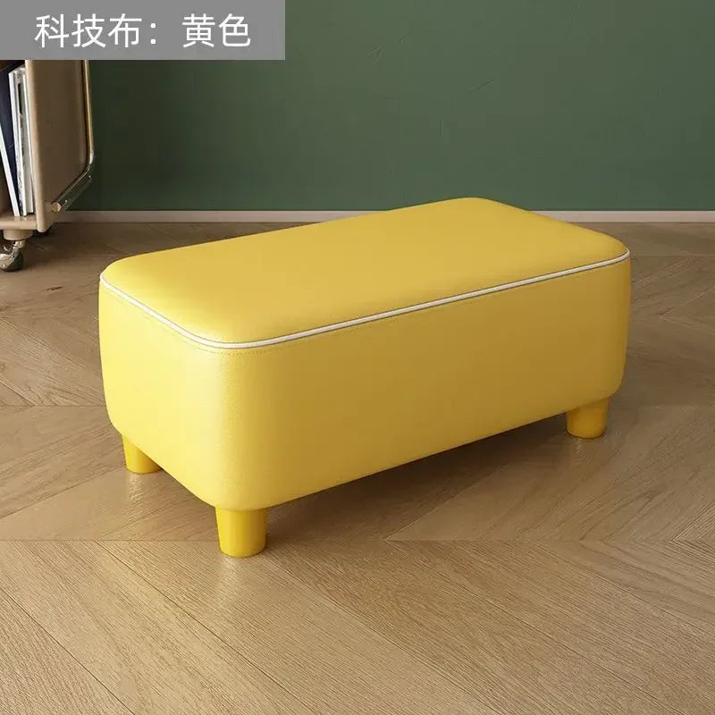 50CM Household Small Stool Sofa Low Stool Multi-Color Living Room Long Bench Shoe Changing Bedroom Furniture