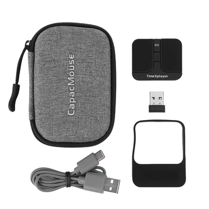 3 Mode BT 5.2/2.4G/USB Computer Mouse 3 Adjustable DPI Wireless Mice Rechargeable Mini Capacitive Mouse With USB Receiver For PC