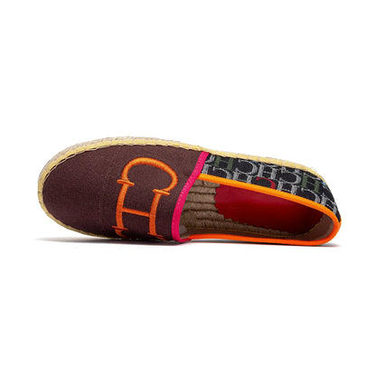 Flat Women's Shoes 2025 New Listing Loafers Straw Shoes Lazy Non-slip Flat Casual Shoes
