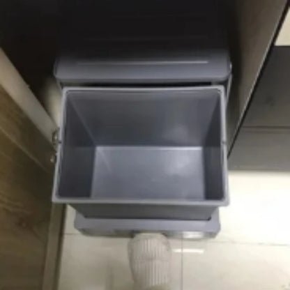 Built-In Trash Can, Cabinet Pull-Out Garbage Bin, Pop-Up Waste Storage Basket, Hidden Storage Bucket, Kitchen Bin, Bedroom