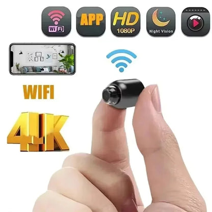 Mini Camera 1080P Clear Night Vision Lightweight Portable Premium Cams Motion Detection Wireless Surveillance Protection Camera