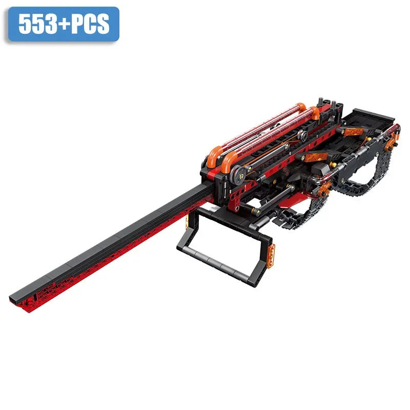 Creative Ice Wolf Claw Sword Model MOC Building Blocks DIY Anime Knife Bayonet Educational Bricks Toys For Childrens Boys Gifts