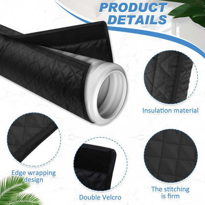 Portable AC Hose Insulation Sleeve Thermal Pipe Sleeve Portable Air Conditioner Hose Cover for 5 & 5.9inch Diameter Home Garage