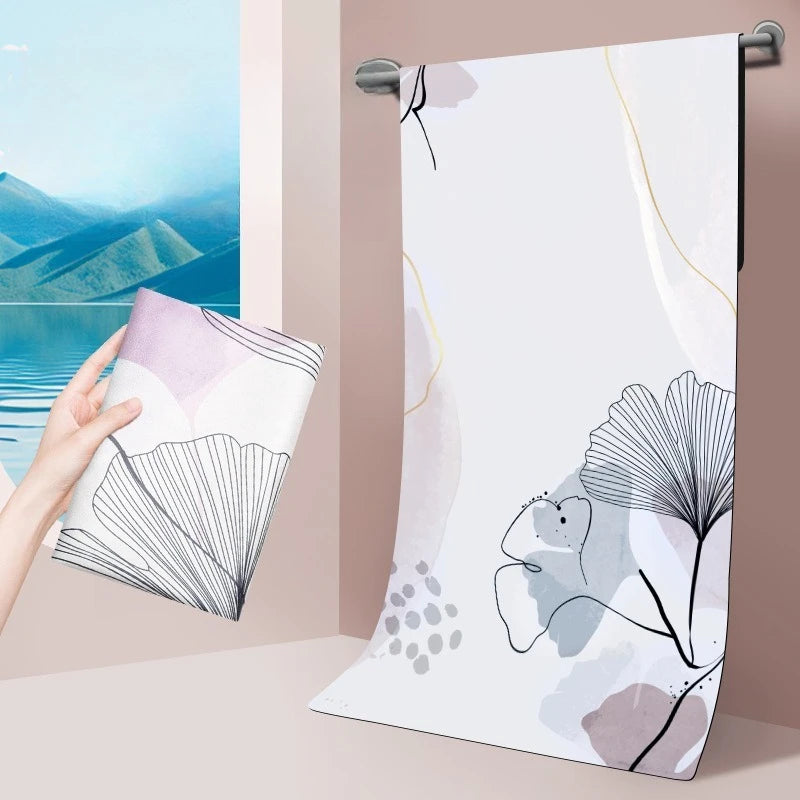 1.5mm Suede Fabric Natural Rubber Yoga Mat Wear Resistance Yoga Towel Portable Fitness Mat Foldable Anti-slip Yoga Mat