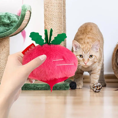 Plush Catnip Toy Catnip Toys Cucumber Stuffed Chew Toys Soft Pet Supplies Interactive Crinkle Cat Toys For Kitten & Indoor Cats