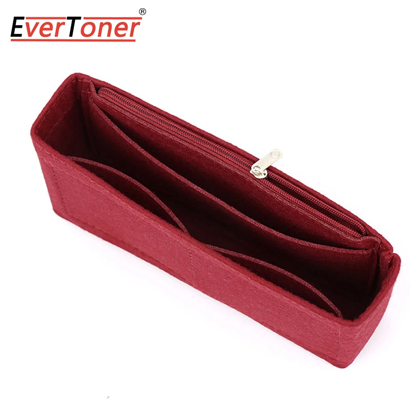 EverToner Fits For Prada Hobo Bag Under Arm Cloth Insert Bag Organizer Makeup Handbag Organizer Travel Inner Purse Portable Cosm