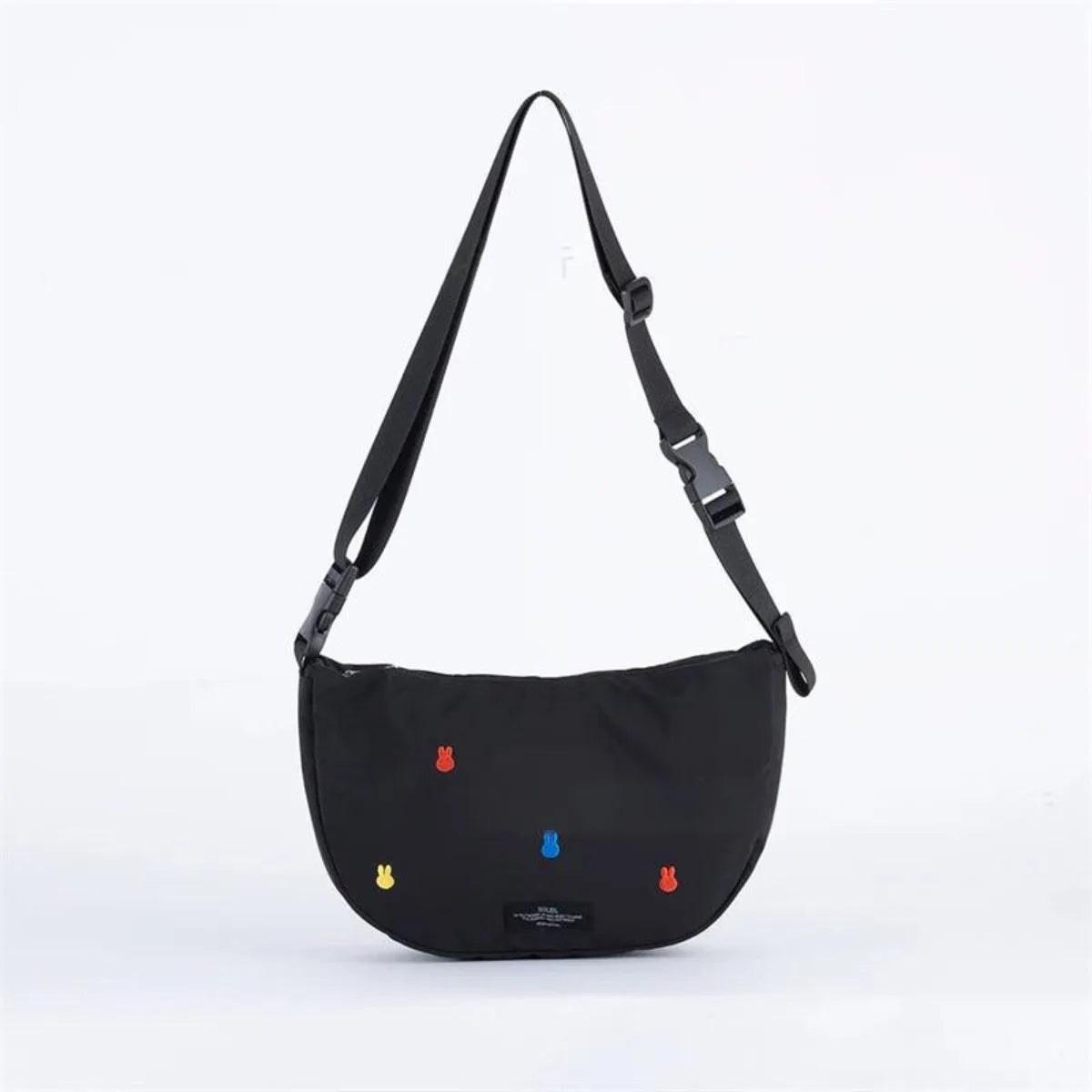 Cute Miffy Rabbit Crossbody Bag Cartoon Creative Folding Handbag Fashionable Underarm Bag Miffy Rabbit Cute Crossbody Bag
