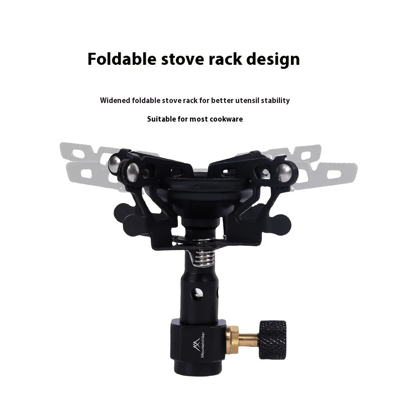 Portable outdoor picnic camping coffee stove, small stove, suitable for camping, lightweight stove mini stove head, butane stove