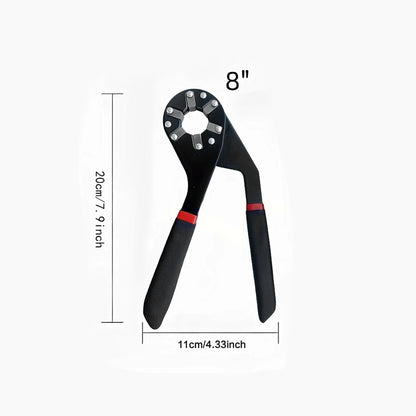 Magic Wrench 6 Inch 8 Inch Multi-purpose Hexagonal Alloy Steel Manual Clampable Movable Hexagonal Wrench