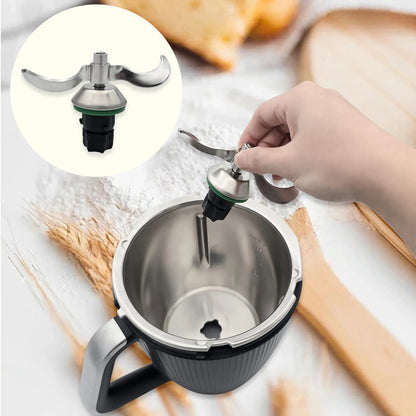 Stainless Steel Kneading Dough Blade for TM7 Universal TM5 TM6 Flour Mix Smooth Dough Stir Form Paste Kitchen Accessories