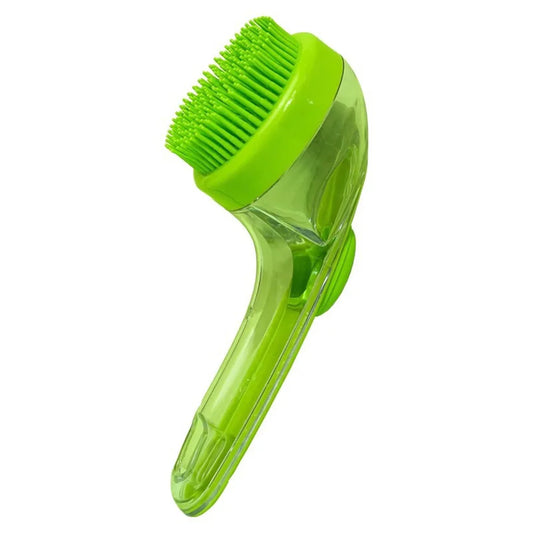 Pet Bath Brush for Small Dogs & Cats: Specialized Dog Washing Tool, Massage Scrub Brush - Pet Bathing Essential for