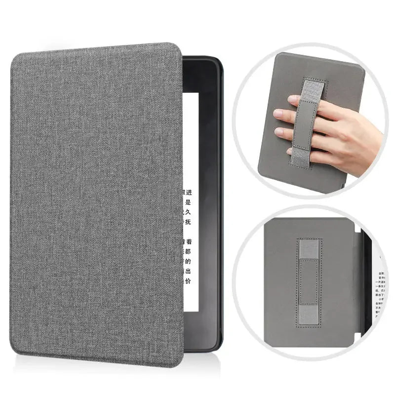 Handle Case for Kindle 2022 Paperwhite 5 4 3 Magnetic Cover 2021 8th 10th 11th Generation 6 6.8 Inch Hand Strap Protective Shell