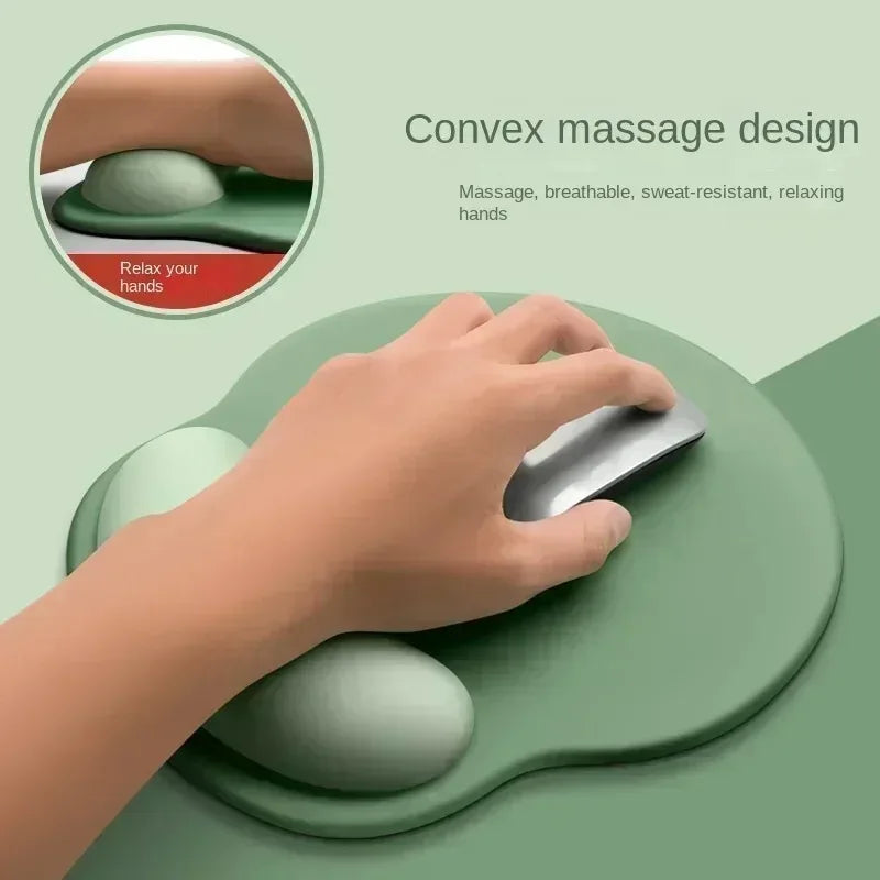 Gradient color mouse pad, comfortable wrist rest, non-slip mouse pad, soft mouse pad wrist rest, computer desktop foam mouse pad