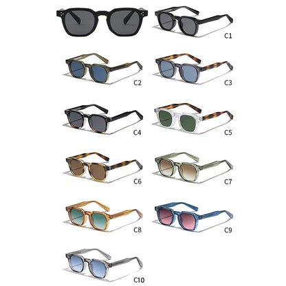 1/2/3 Pcs Wholesale New Square Retro Sunglasses Men Fashion Punk Sun Glasses Women Travel Eyewear Lunette De Soleil Femme UV400