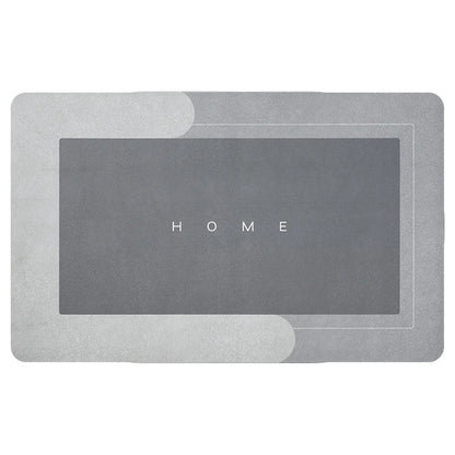 Absorbent Floor Mat Quick Drying Bathroom Mat Non-slip Floor Door Carpet Easy To Clean Home Oil-proof Kitchen Mat