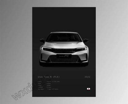 Modern Design Home Decoration Classic Popular Car Brand Motorsport Supercar Canvas Painting Wall Art Aesthetic Room Decor Poster