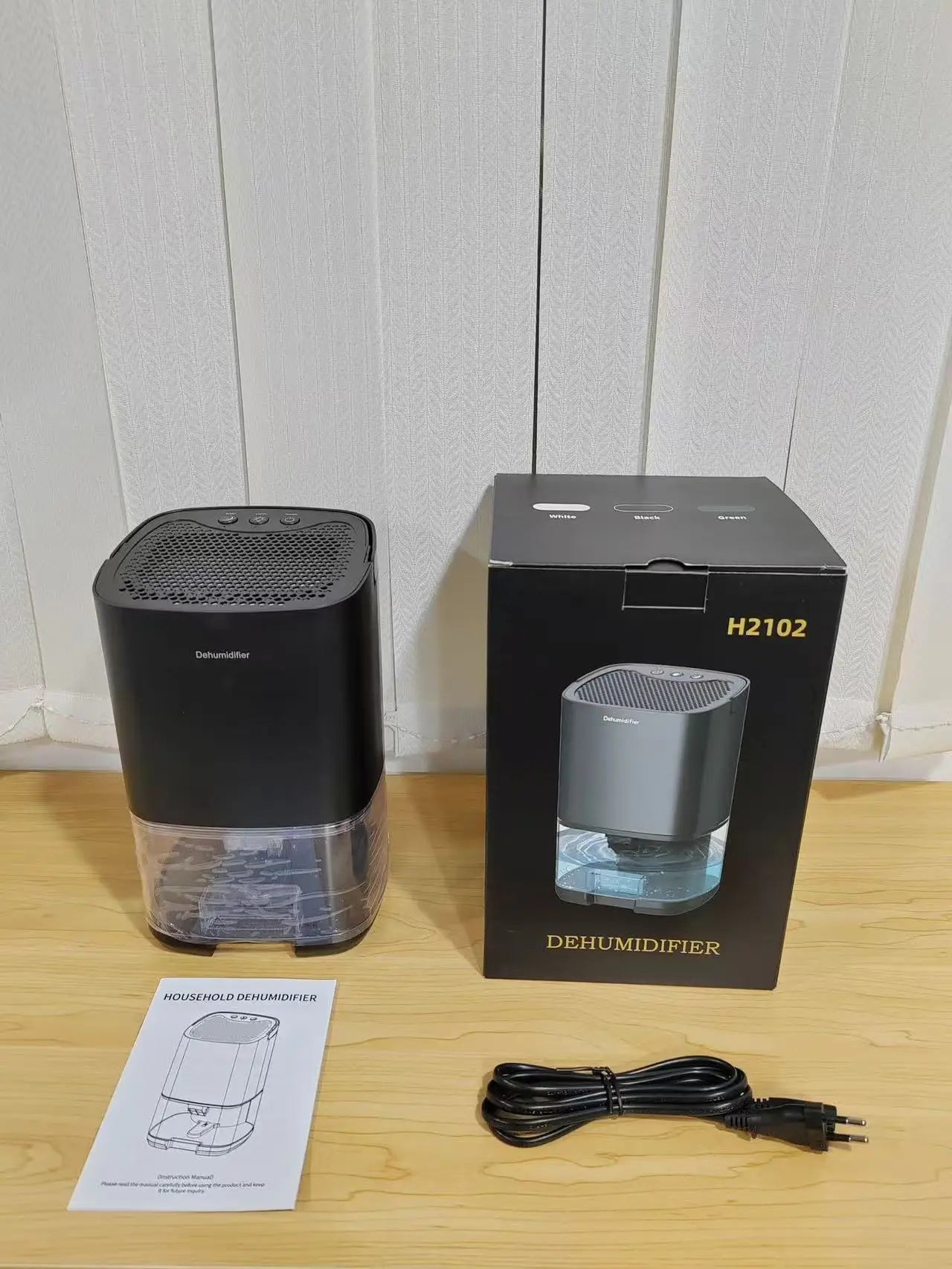 Homefish Portable Mute Air Dehumidifier Moisture Absorber Home Bedroom Office Kitchen Air Dryer Deodorizer Machine EU/US Plug