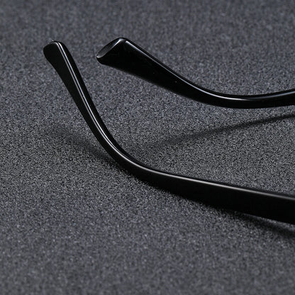 1Pc Men's Fashion Glasses New Trendy Square Frame Retro Rivet Y2K Music Festival Cool Street Style Decoration Suitable for Daily