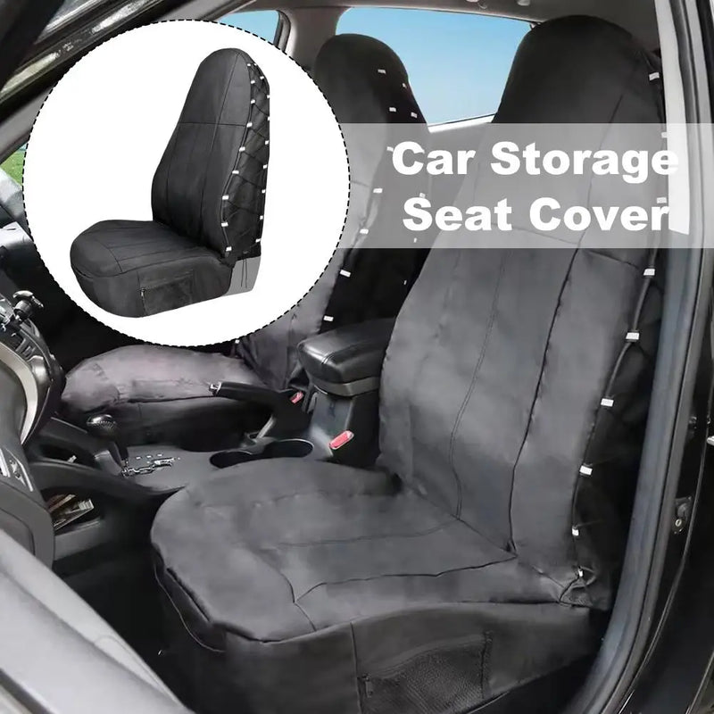 Car Seat Cover Universal Car Seat Storage Cover Oxford Cloth Dustproof Polyester Car Seat Cover Car Storage Seat Cover
