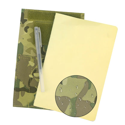5.5*8in Tactical Notebook Cover Outdoor Memo Cover Notebook Case Diary Book Cover Camping Accessories