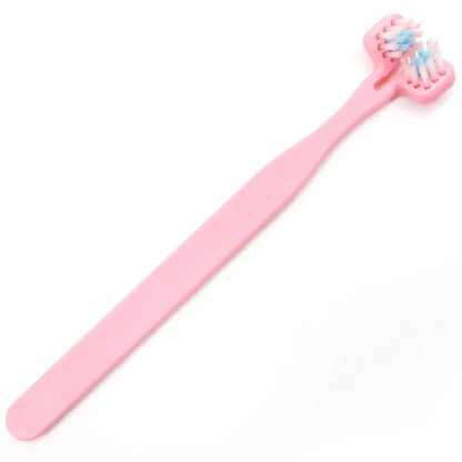 Dog Toothbrush Double Sided Pet Toothbrush Set Oral Care Double Head Toothbrushes 2PCS Set for Dog Teeth Cleaning Pet Products