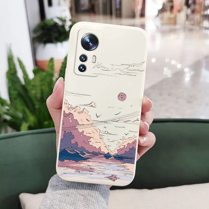 Anime Scenery Phone Case For Xiaomi Mi 14 13 13T 12S 12 11 Ultra 10 12T 11T 10T  Pro Lite Poco F5 F4 X4 M4 F3 X3 Pro 4G 5G GT