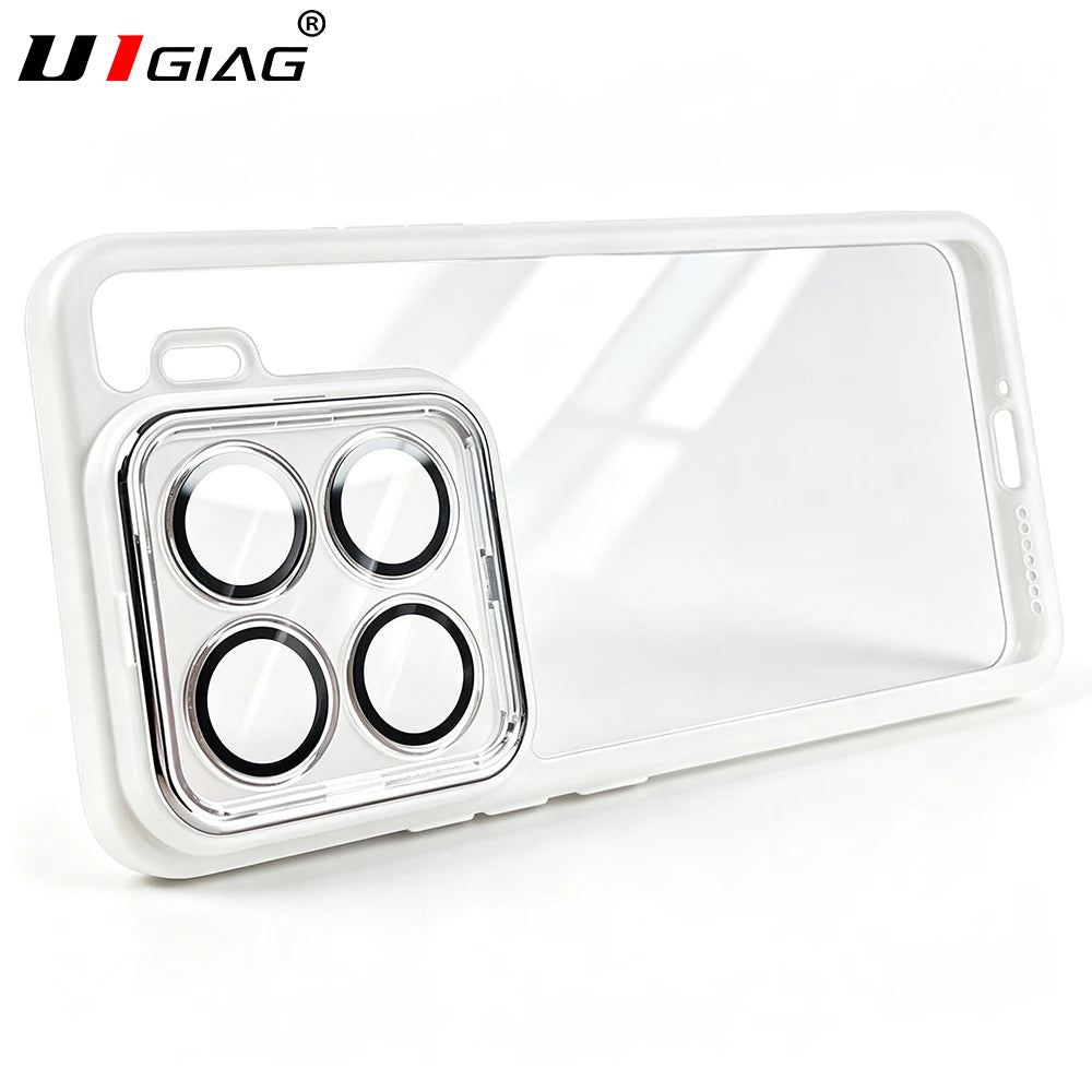 Shockproof Soft Clear Case For Xiaomi 17 17T 15 15T 14 14T 13 13T 12 12T 11T Pro Silicone Plain Matte Camera Cover Tpu Shell