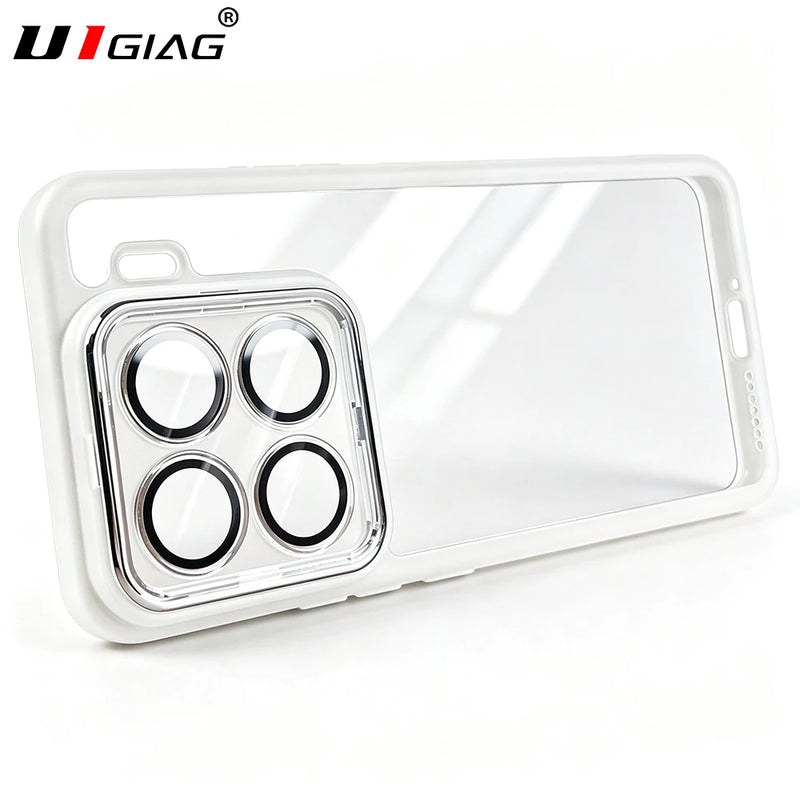 Shockproof Soft Clear Case For Xiaomi 17 17T 15 15T 14 14T 13 13T 12 12T 11T Pro Silicone Plain Matte Camera Cover Tpu Shell