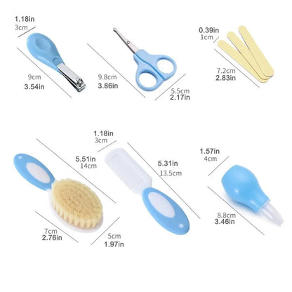 Head Comb Baby Care Kit Brush Nail Clipper Nursery Care Set Tool Package Sharpener Newborn Cleaning Supplies Toddler Gift