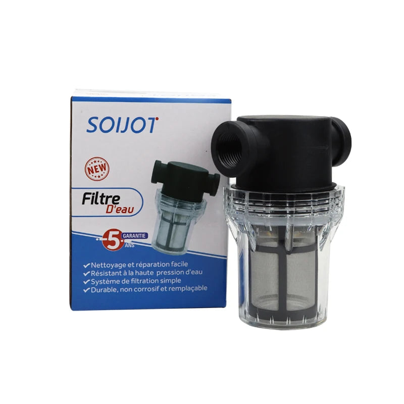 Garden Watering Filter 1/2'' 3/4'' 1'' Plastic Irrigation System Impurity Prefilter Aquaculture Household Water Pipe Filter