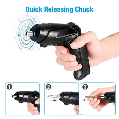 3.6v Power Tools Set Household Maintenance Repair Large Lithium Battery Mini Electric Drill Household Cordless Screwdriver ﻿
