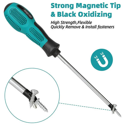 Phillips multi-functional magnetic screwdriver, available in diameters of 3mm, 4mm, 5mm, and 6mm.