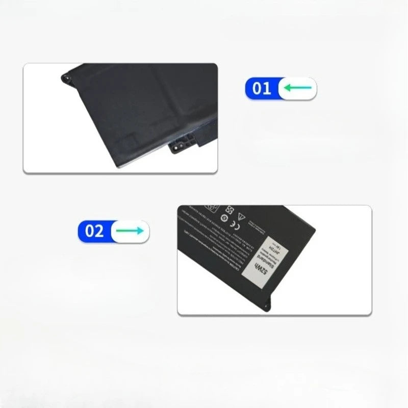 High-Quality 7.6V JHT2H Laptop Battery for Dell Latitude 7310 7410 Latitude 7410 Chromebook Enterprise Series