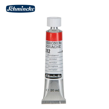 Germany Schmincke Designer Gouache Paint Tube 20ml Opaque Gouache Paint Professional Artist 48 Colors Drawing Art Supplies Cute