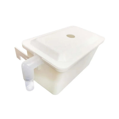 Wall Mounted Hanging Filter Box Removable Plastic Submersible Waterfall Adjuster White Water Circulation Fish Tank Drip Box