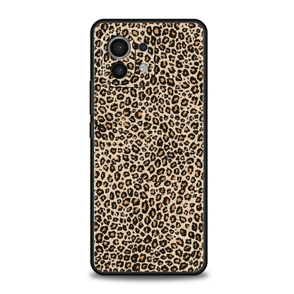 Phone Case For Xiaomi Mi 14 13 12 11 Lite 13T 12T 11x 11T 10T Pro 9T Note 10 Lite Silicone Black Cover Leopard Cheetah print