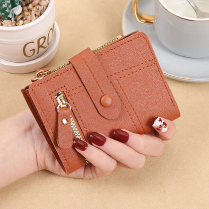 Ladies' wallet; short purse for women; high-end feeling cross-border multi-functional coin purse for women
