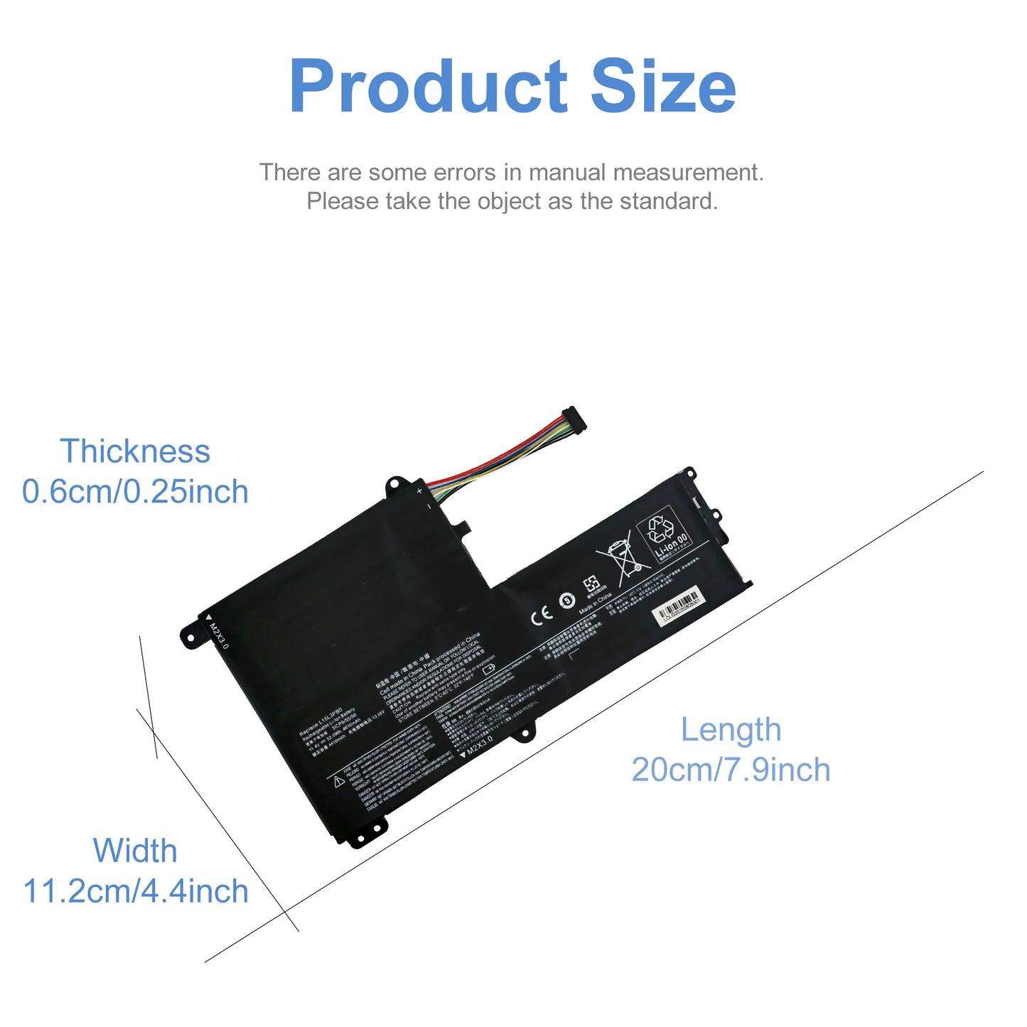 L15L3PB0  Laptop Battery For Lenovo IdeaPad 330S-15IKB 330S-14IKB 320S-15ISK L15M3PB0 L15C3PB1 L15L3PB111.4V 52.5Wh 4645mAh