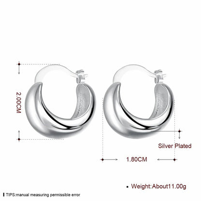 Fine 925 sterling silver earrings wedding high quality popular product fashion women party Earring Jewelry