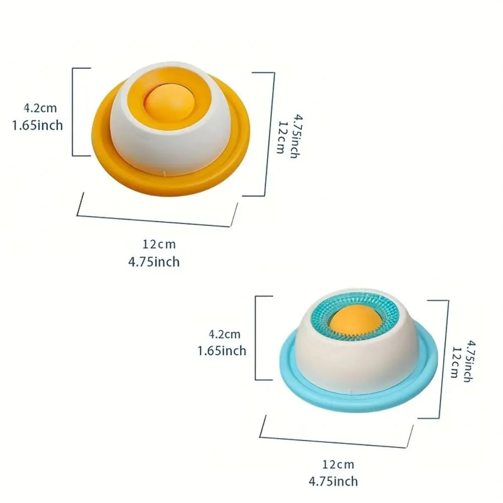 Funny Interactive Pet Lick Toys Promotes Dental Health Self-Soothing Snack Bowl Training Yogurt Licking Plate For Dogs Cats