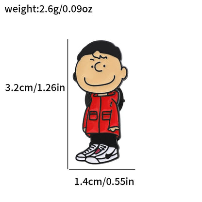 Anime fashion metal brooch, suitable for backpacks, clothing accessories, and women's bags, party favors