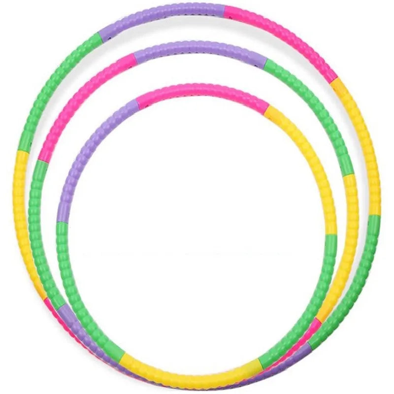 Children's waist spinning toy outdoor detachable exercise circle fitness equipment plastic gymnastics fitness training equipment