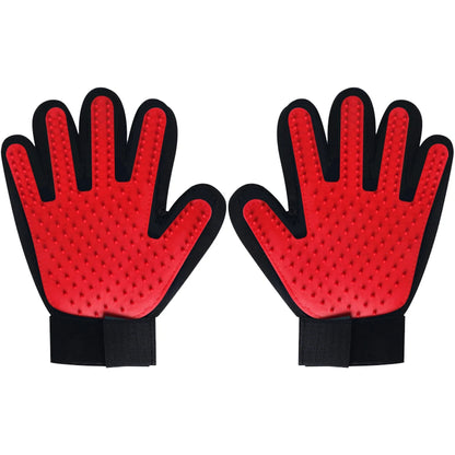 Pet Cat Grooming Remover Gloves Cats Hair Brush & Comb Gloves to Bathe Dogs Cleaning Hair Removal for Dog Animal Use Accessoies