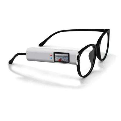 Lenovo 4K Glasses Camera WiFi Smart Video Recording HD Headset Wearable Cam for Travel Vlogging Hands Free Sunglasses Recorder