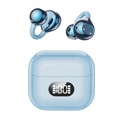 Ear Clip Style Open Ear Earbuds Wireless Bluetooth Stereo Audio Clear HD Calls Touch Controlled Portable Headphones for Sports