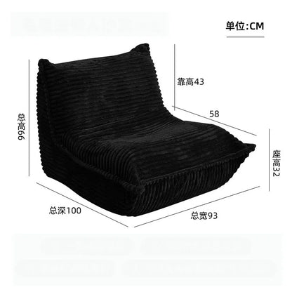 MOMO Caterpillar Sofa Leisure Sofa Lazy Person Sofa Can Lie And Sleep Balcony Tatami Net Red Bedroom Living Room Single