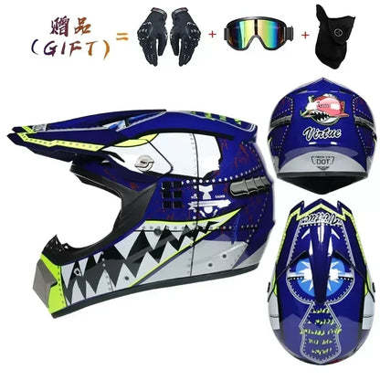 Motorcycle Helmet Full Face Racing Off Road Cross Motorcross Capacete Motocross Cascos Para Motos Mountain Downhill Bicycle DOT