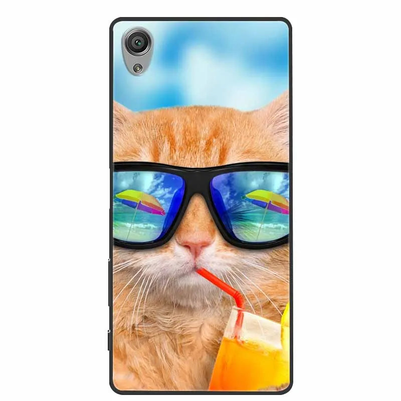 For Sony Xperia X Case F5121 Fashion Soft TPU Silicone Back Cases for Sony Xperia X Cover Protective Funda XperiaX Cartoon F5122