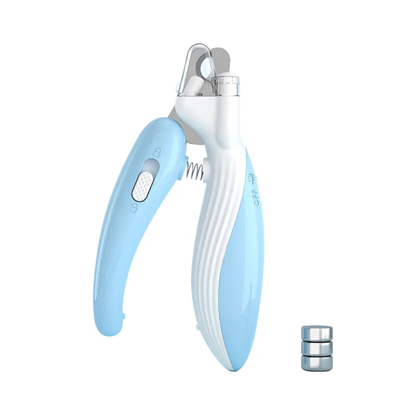 Professional Pet Nail Clippers with LED Light - Pet Claw Grooming Trimmer for Dogs Cats Small Animals Paw Nail Care Pet Supply