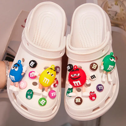 Child shoe accessories cartoon shoes three-dimensional flower decoration buckle shoe buckle brand trend detachable accessories